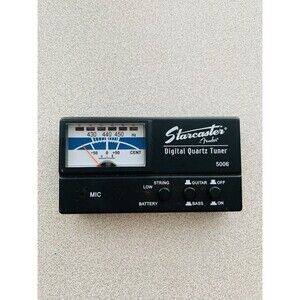 Starcaster by Fender Digital Quartz Tuner 5006 Guitar Bass